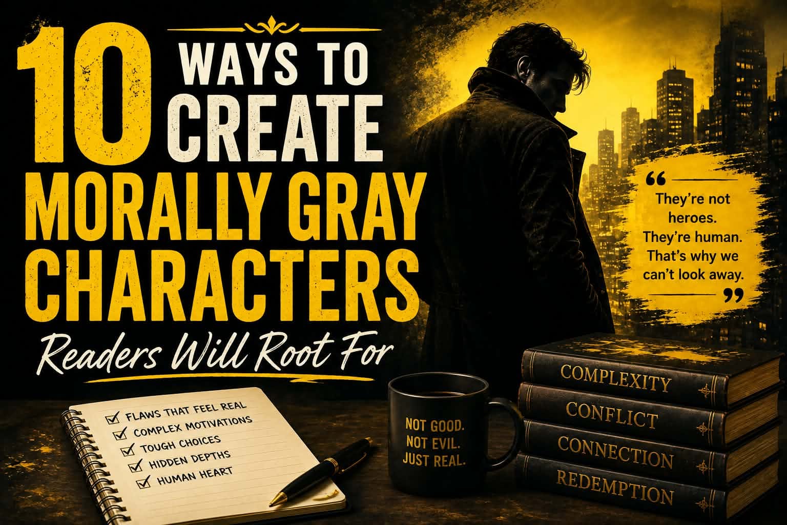 three books with morally gray characters