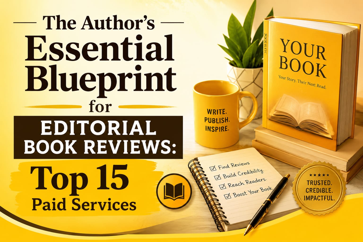 The Author’s Essential Blueprint for Editorial Book Reviews: Top 15 Paid Services